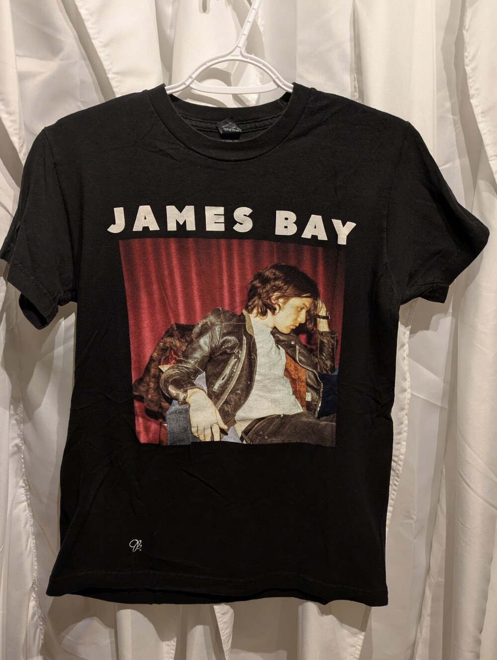 17 James Bay 2019 Concert Tour Graphic T-Shirt Black Adult Size Small Tultex Ban